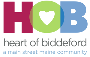 Heart of Biddeford HOB Logo